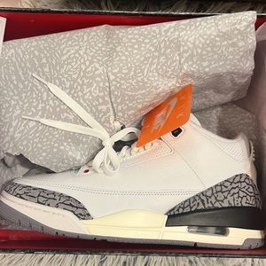 Air Jordan 3 Retro , fire red-black